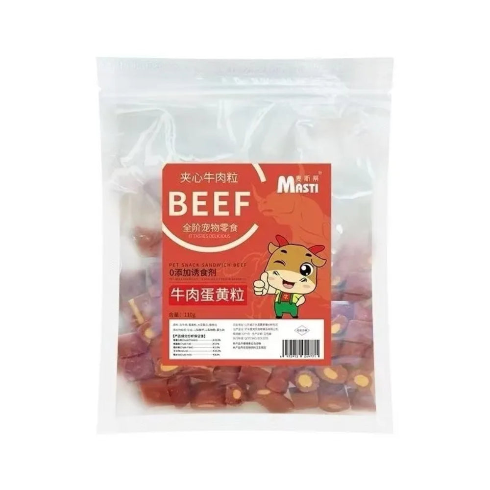 Masti Beef Egg Yolk Granules-110g Bag Pack