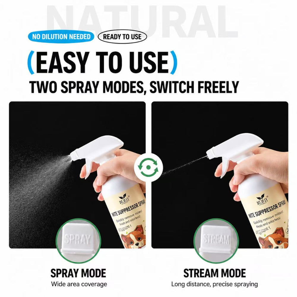 Pet Anti-Mite Spray 500ml – Mite Repellent & Hygiene Solution