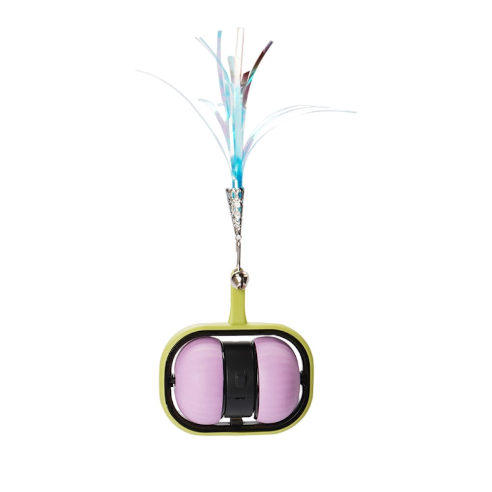 TikPaws CT2 Interactive Mobile Cat Toy – Automatic Rechargeable Feather Toy with 360° Motion & Obstacle Avoidance