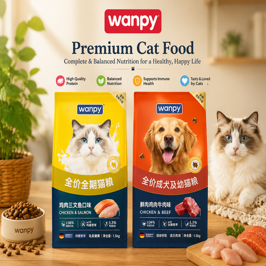 Crispy Fragrant Complete Pet Food – Chicken Formula Dry Food for Dogs & Cats 10kg