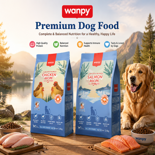 WANPY Double Mix 21 Edition Complete Cat Food – Freeze-Dried Chicken & Salmon Formula 1.5kg / 8kg