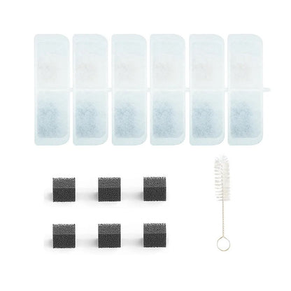 TikPaws FF001 Water Fountain Filter Set – Activated Carbon Replacement Filter Kit for Pet Water Fountains