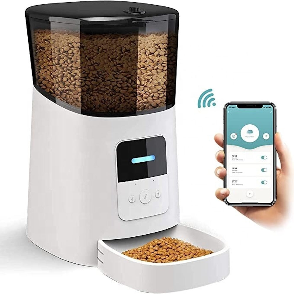 PP005-Pro Smart Pet Feeder – Voice Recording & Smart Feeding Control