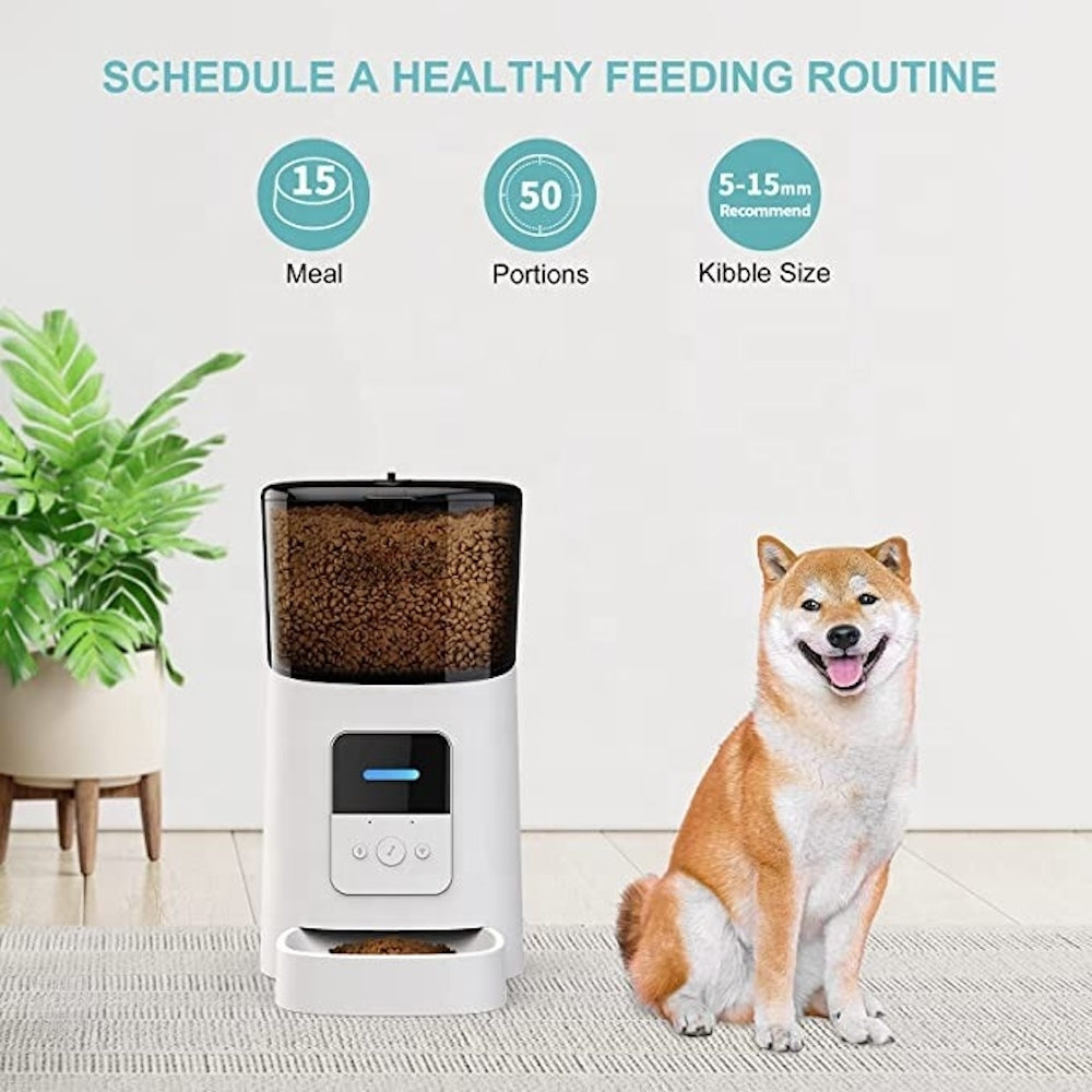 PP005-Pro Smart Pet Feeder – Voice Recording & Smart Feeding Control
