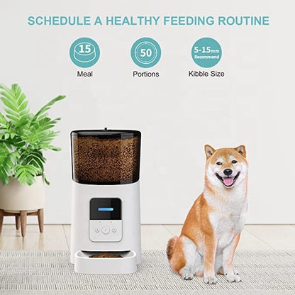 PP005-Pro Smart Pet Feeder – Voice Recording & Smart Feeding Control