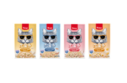 WANPY Meat Plenty Series – Complete Cat Food Pouches in Chicken, Egg, Cod & Tuna