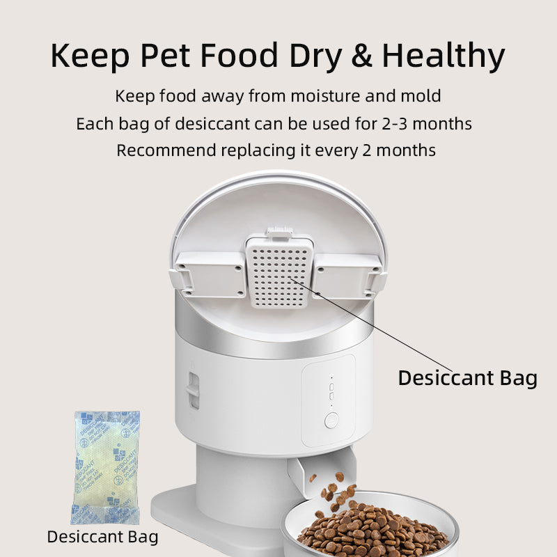 TikPaws PF07 WiFi Smart Pet Feeder –3L,5L Automatic Food Dispenser with Voice Recording & Smart Scheduling