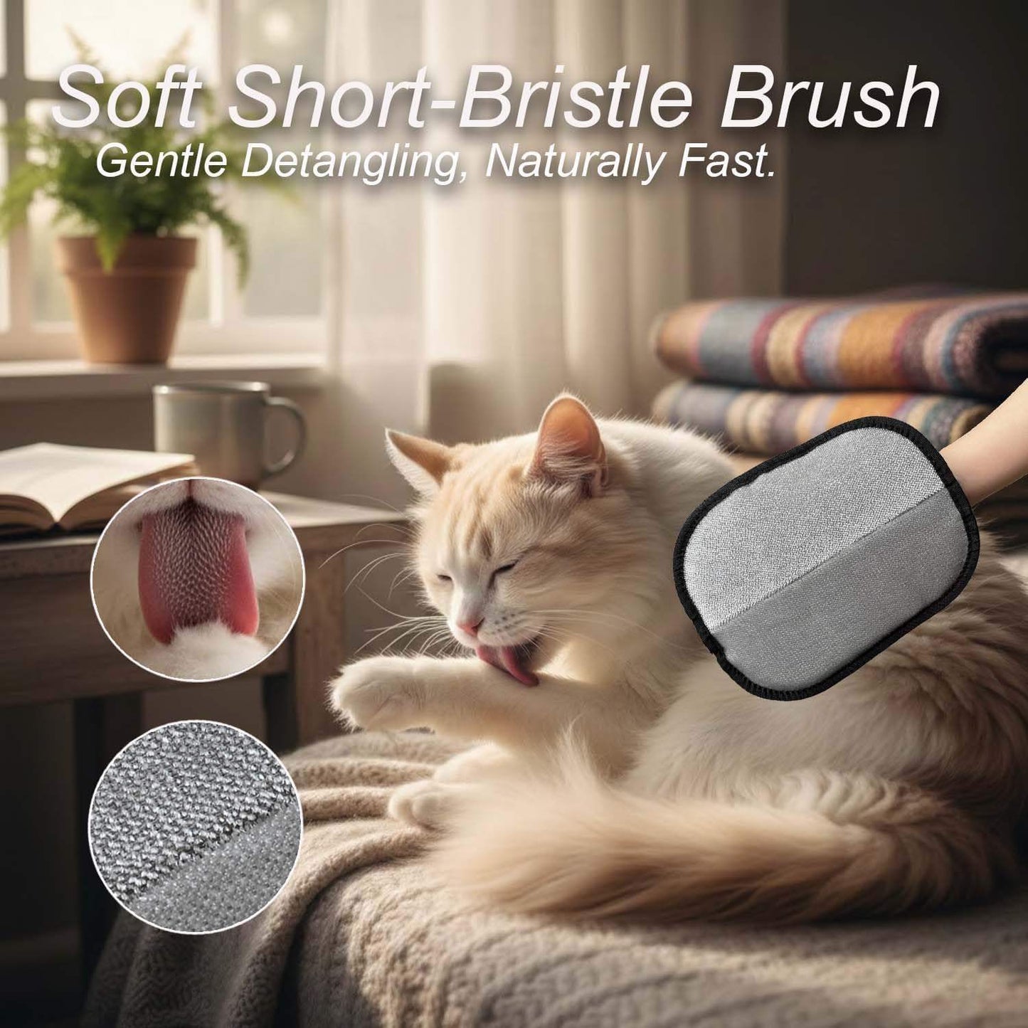 Xmaster Pet Deshedding Glove – Soft Grooming & Hair Removal Glove for Cats and Dogs