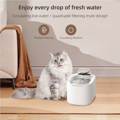 TikPaws TK-WF007L Automatic Pet Water Fountain – 4L Ultra-Quiet Water Fountain for Cats & Dogs