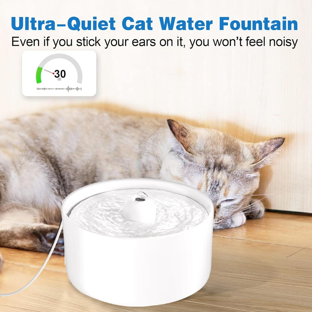 TikPaws TK-WF013 Ceramic Fresh WiFi Smart Water Fountain – 2L Ceramic Smart Fountain