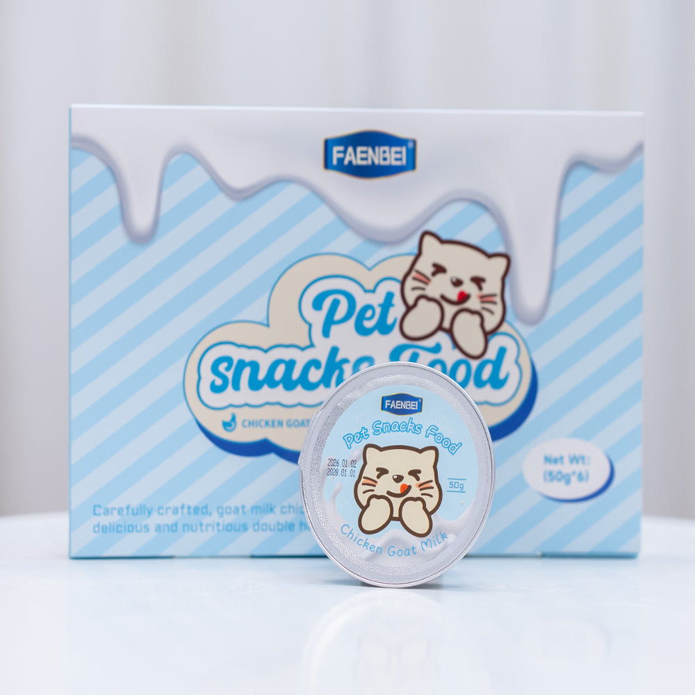 FAENEBI Mini  Snack Can Food  Chicken & Goat Milk 50g*6