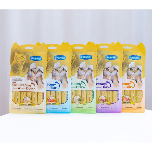 FAENEBI Cat Treat Bar Tuna & Fish Roe 15g*5pcs