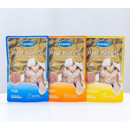 Meat Particle Wet Food  Pouch 85g*12pcs