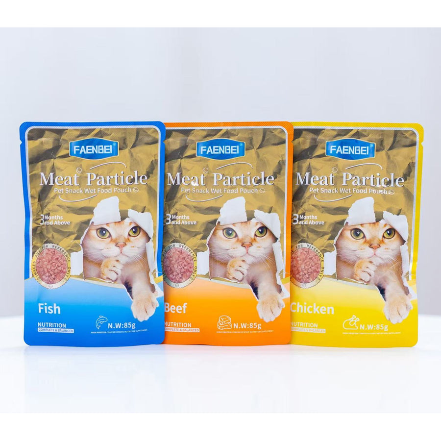Meat Particle Wet Food  Pouch 85g*12pcs