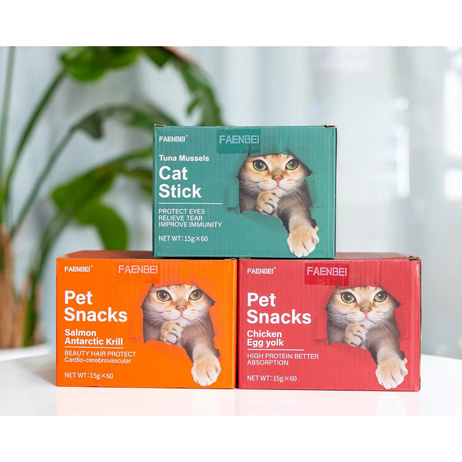 FAENEBI Cat Treat Bar 15g*60pcs