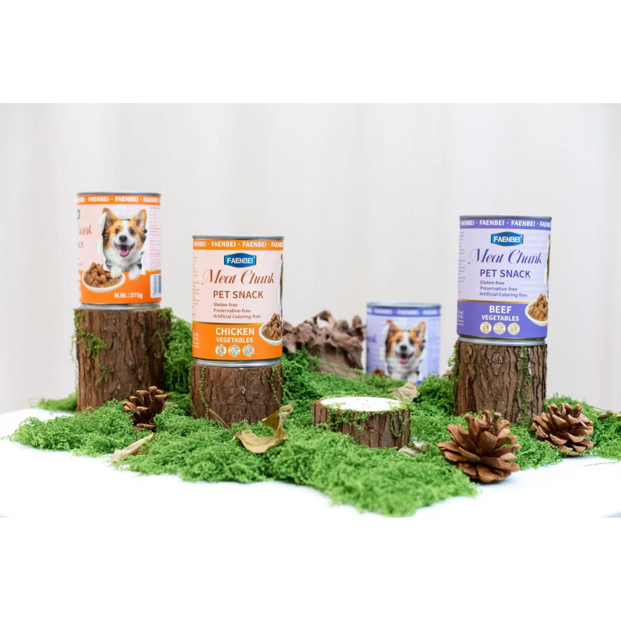 Meat Chunk Pet Snack Can 375g