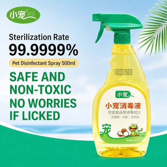 Pet Disinfectant Spray 500ml – Non-Toxic, Alcohol-Free, Safe for Pets & Home