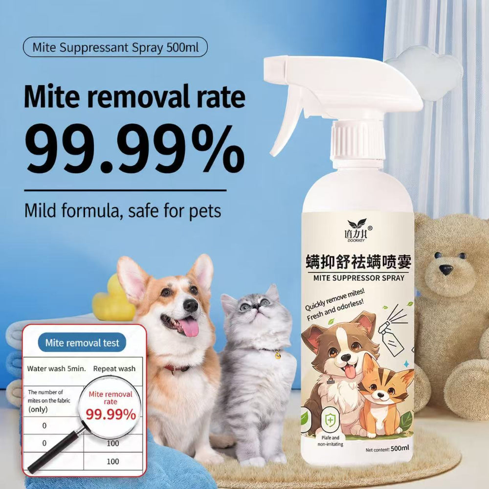 Pet Anti-Mite Spray 500ml – Mite Repellent & Hygiene Solution