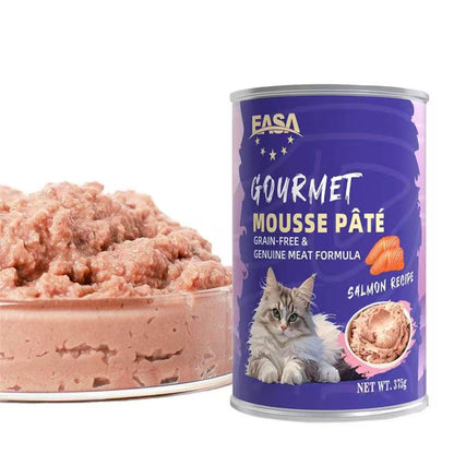 Gourmet Mousse Pâté Wet Cat Food (375g x 30 Cans) – Chicken / Tuna / Salmon