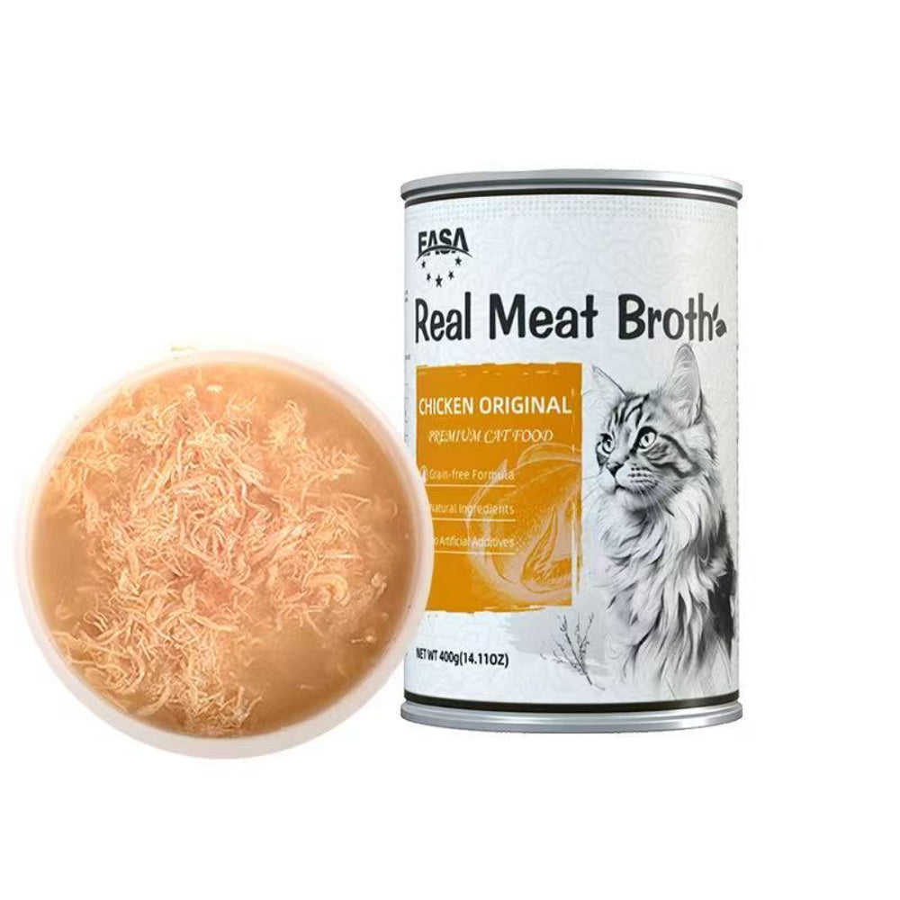 EASA Real Meat Broth Premium Cat Food 400g – Mixed Flavors