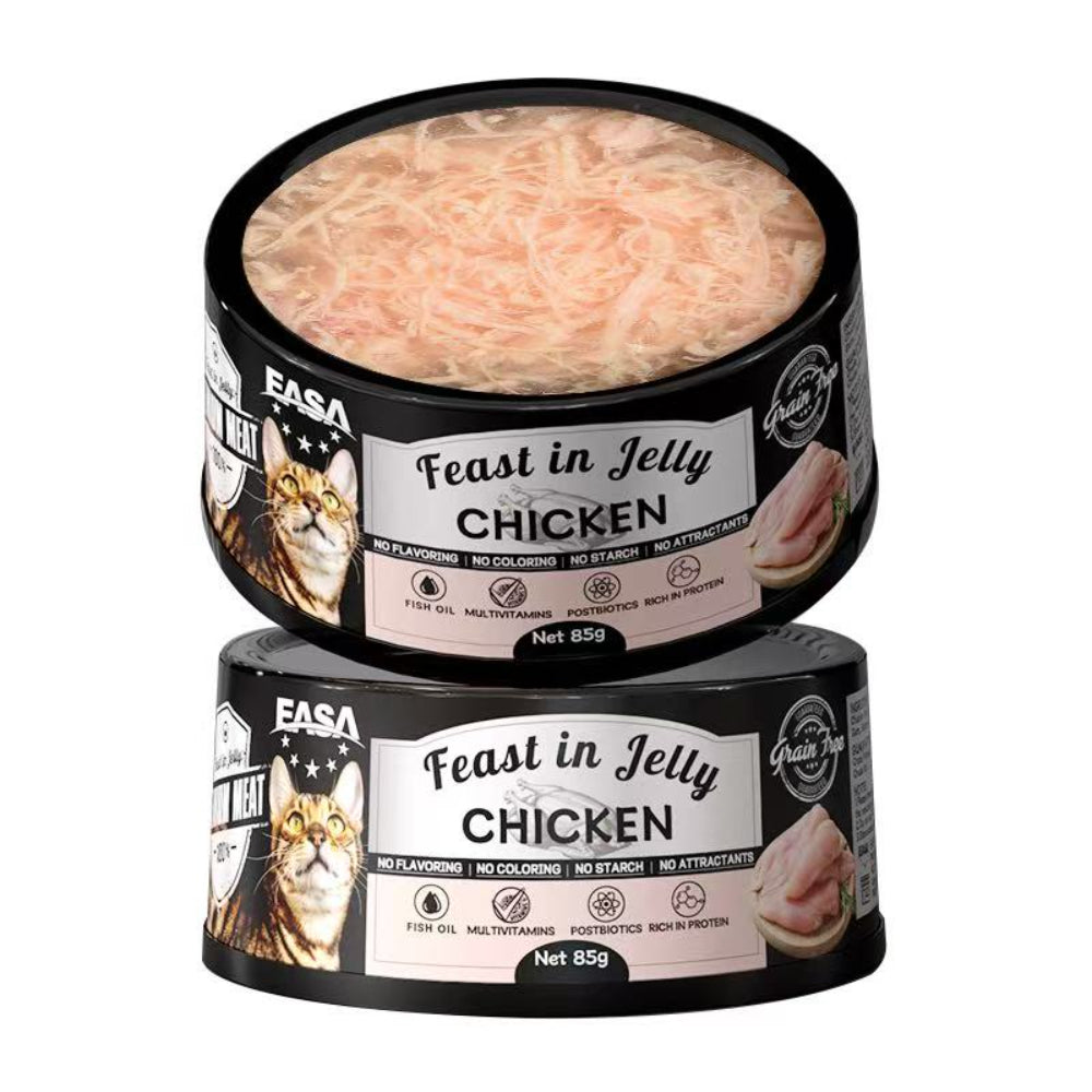 EASA Feast in Jelly Wet Cat Food – Tuna & Chicken Series (85g)