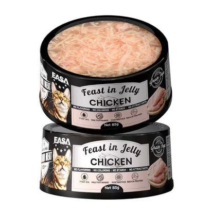 EASA Feast in Jelly Wet Cat Food – Tuna & Chicken Series (85g)