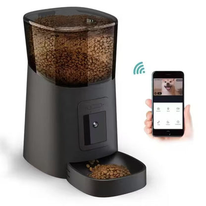 Smart Pet Feeder 1080P Camera WiFi Automatic 6L App Control (PP003 Pro)