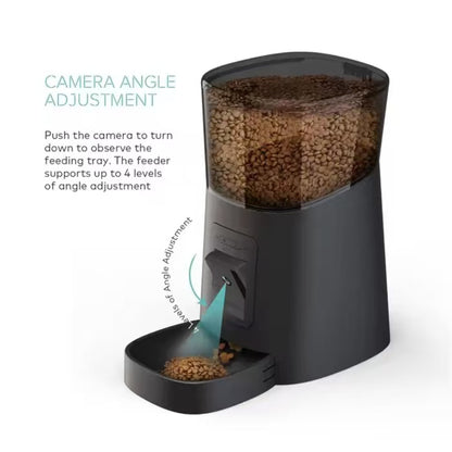 Smart Pet Feeder 1080P Camera WiFi Automatic 6L App Control (PP003 Pro)