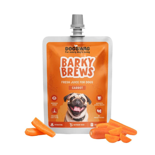 Carrot brew for dogs