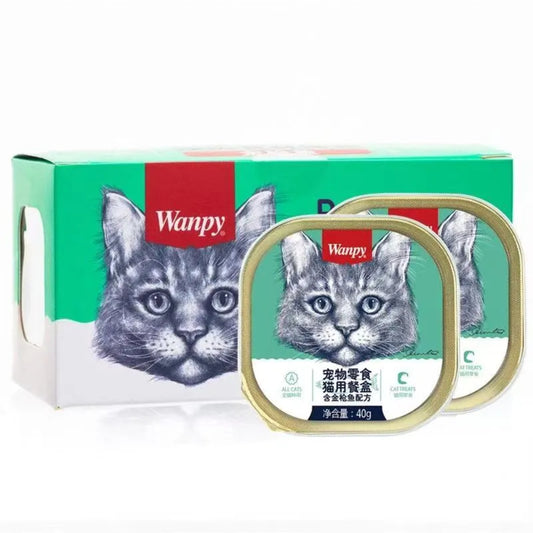 Wanpy Pet Snack Cat Meal Box with Tuna Recipe
