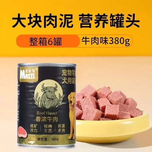 Masti-Dog Can Beef Formula-380g Single Can
