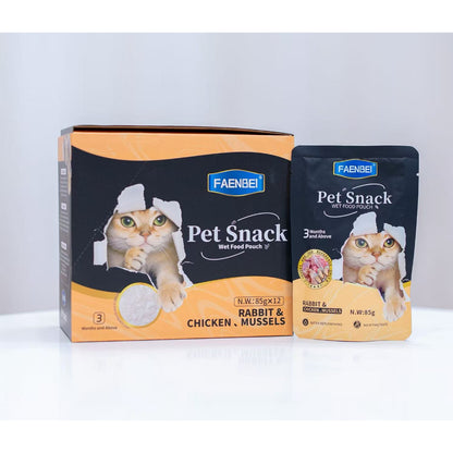 Pet Snack Wet  Food Pouch 85g*12pcs