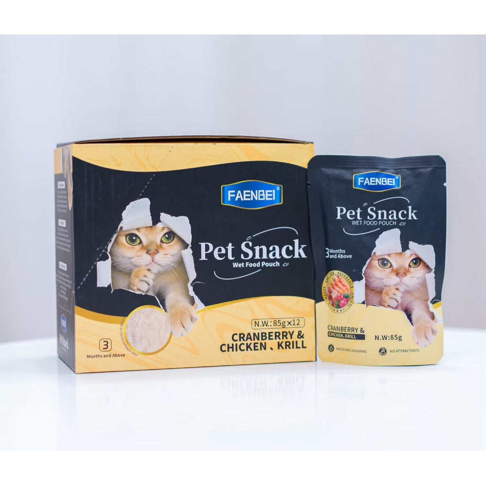 Pet Snack Wet  Food Pouch 85g*12pcs