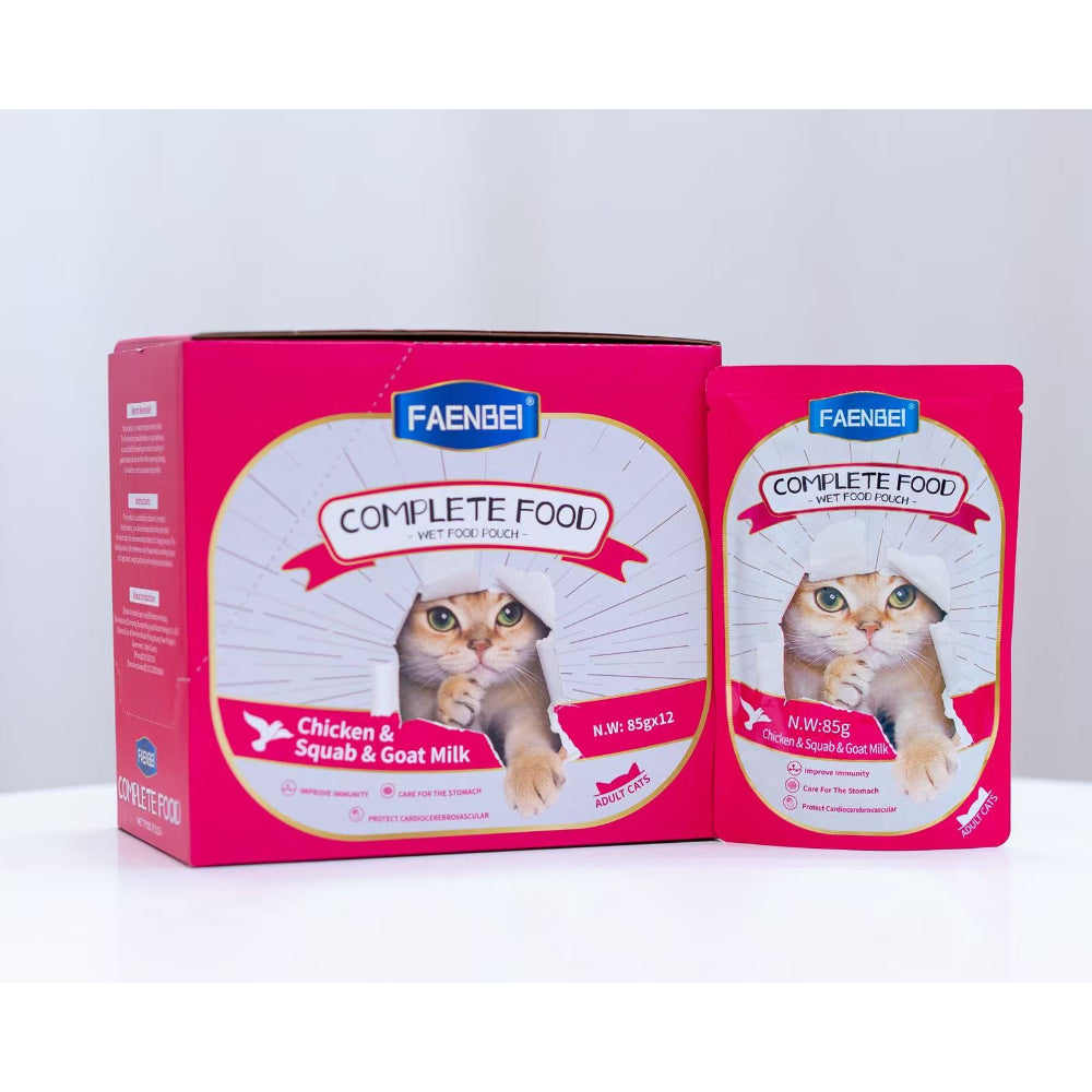 Complete Food Pouch Mousse / Milk  Shake 85g*12pcs