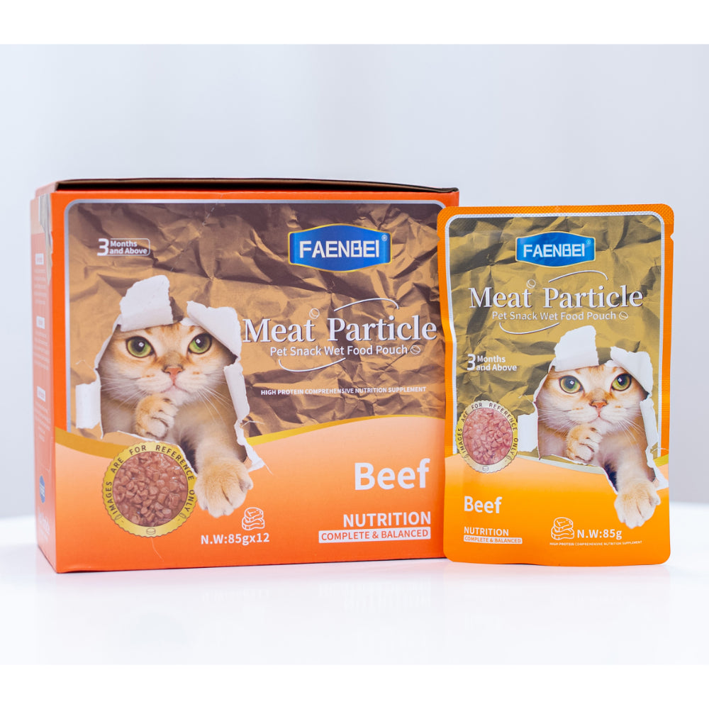 Meat Particle Wet Food  Pouch 85g*12pcs