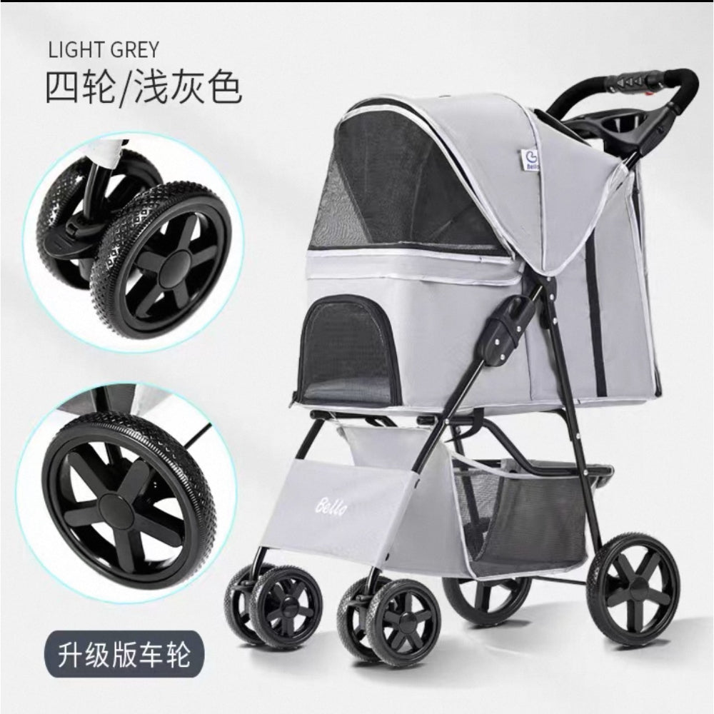 Bello Foldable Pet Stroller for Dogs & Cats SP02