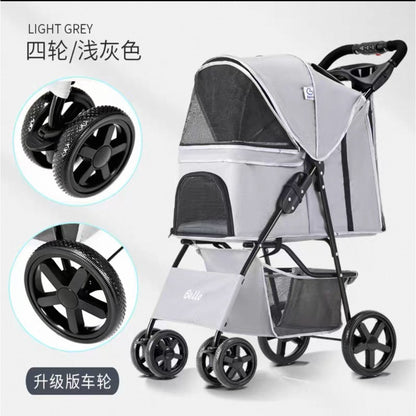 Bello Foldable Pet Stroller for Dogs & Cats SP02