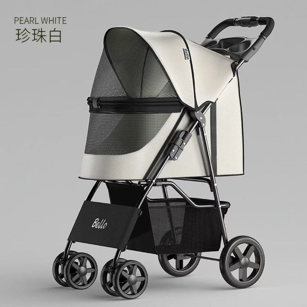 Bello Foldable Pet Stroller for Dogs & Cats SP02E