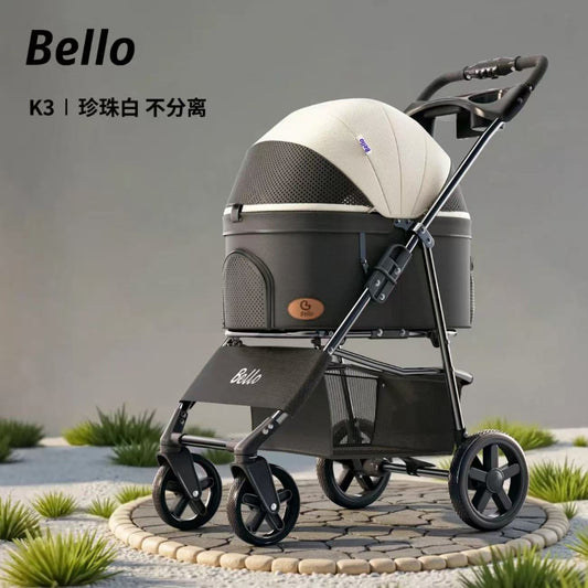 Bello Foldable Pet Stroller for Dogs & Cats SP02FD-B