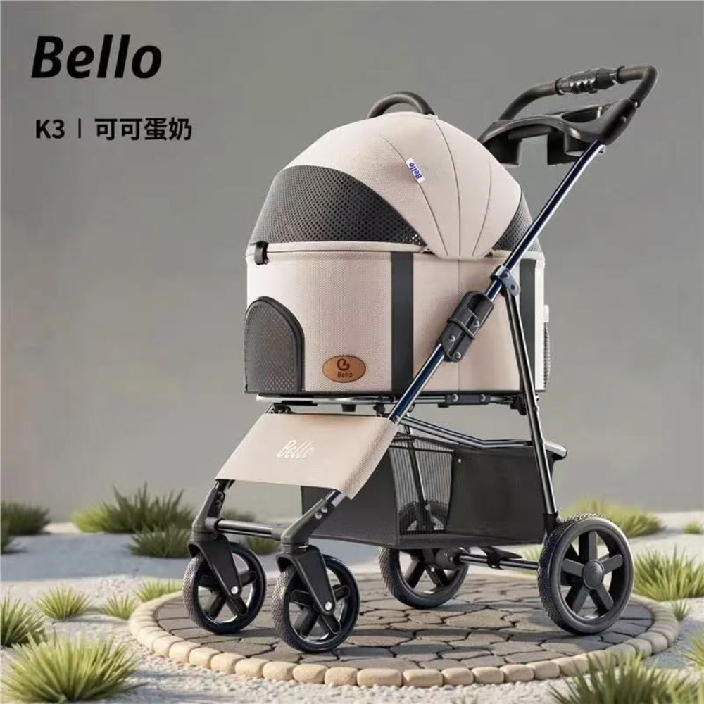 Bello Foldable Pet Stroller for Dogs & Cats SP02FD