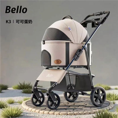 Bello Foldable Pet Stroller for Dogs & Cats SP02FD