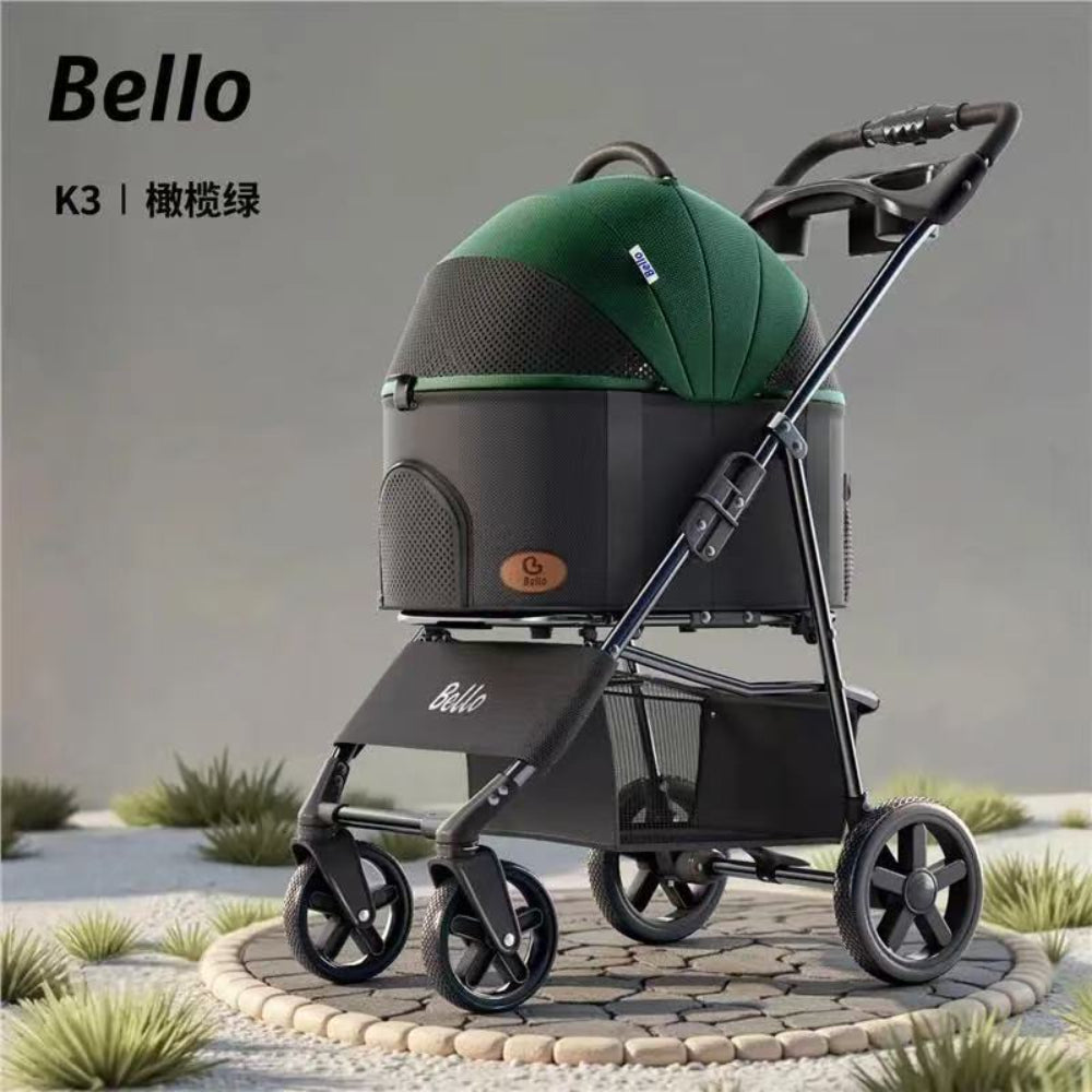 Bello Foldable Pet Stroller for Dogs & Cats SP02FD