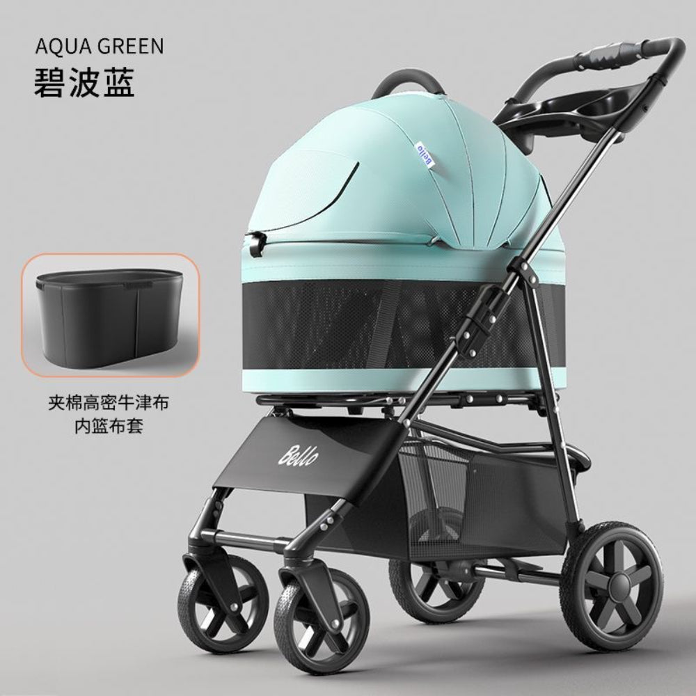 Bello Foldable Pet Stroller for Dogs & Cats SP02FD-B