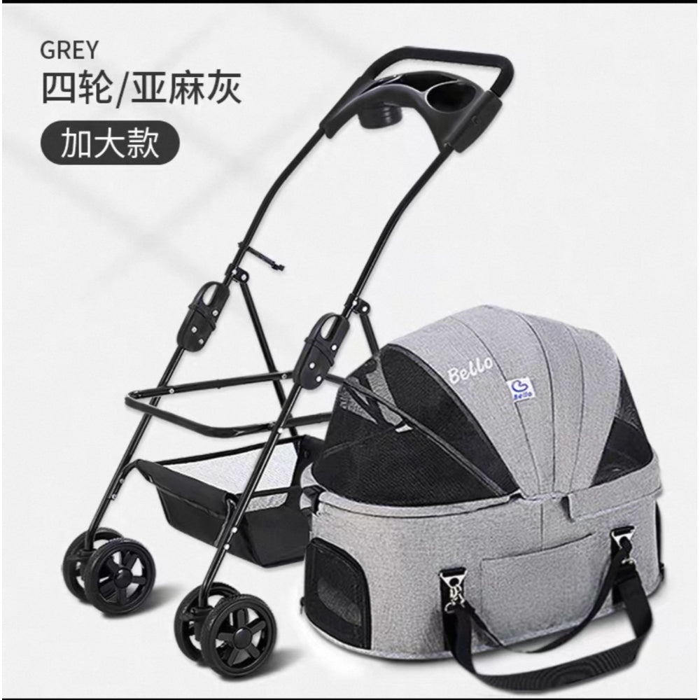 Bello Foldable Pet Stroller for Dogs & Cats SP02FL