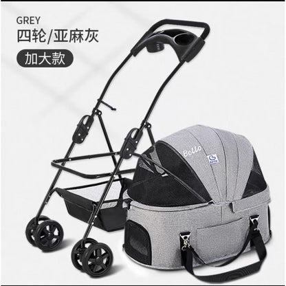 Bello Foldable Pet Stroller for Dogs & Cats SP02FL
