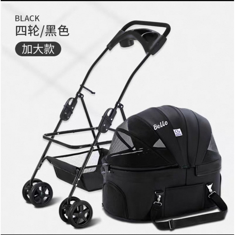 Bello Foldable Pet Stroller for Dogs & Cats SP02FL