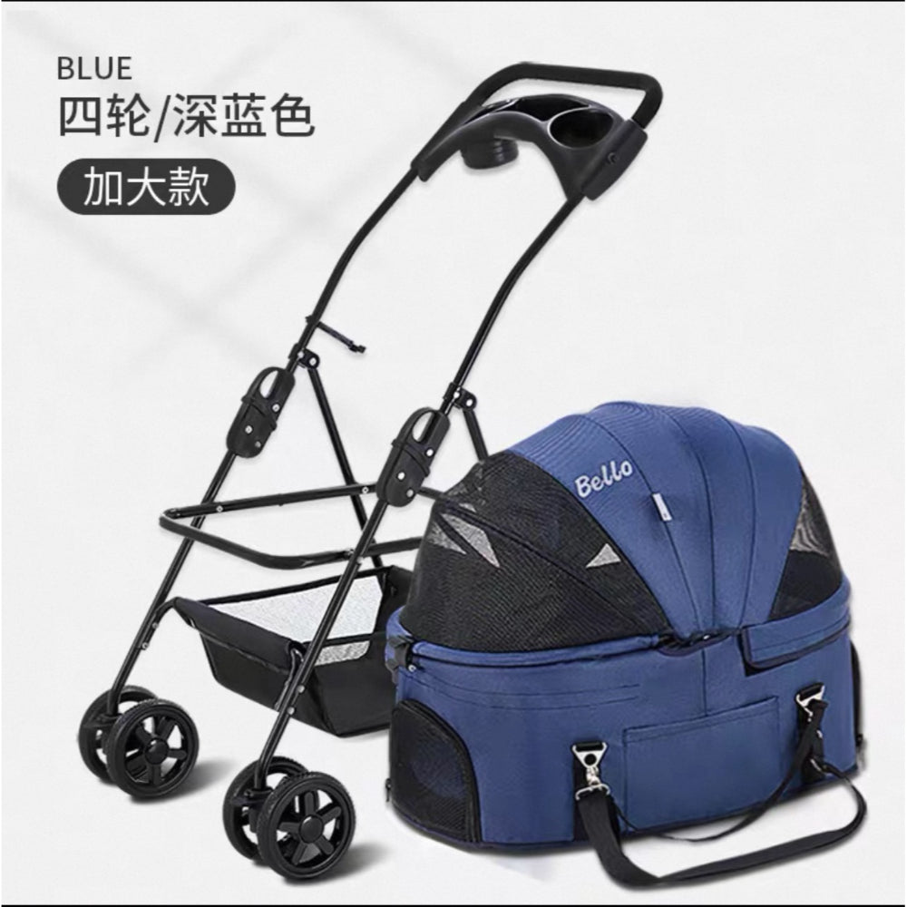 Bello Foldable Pet Stroller for Dogs & Cats SP02FL