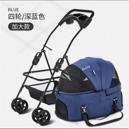 Bello Foldable Pet Stroller for Dogs & Cats SP02FL