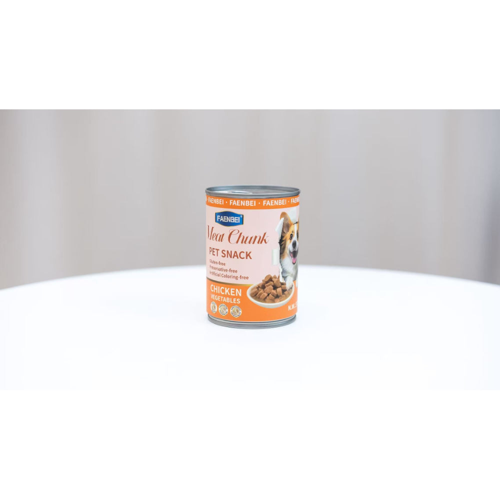 Meat Chunk Pet Snack Can 375g