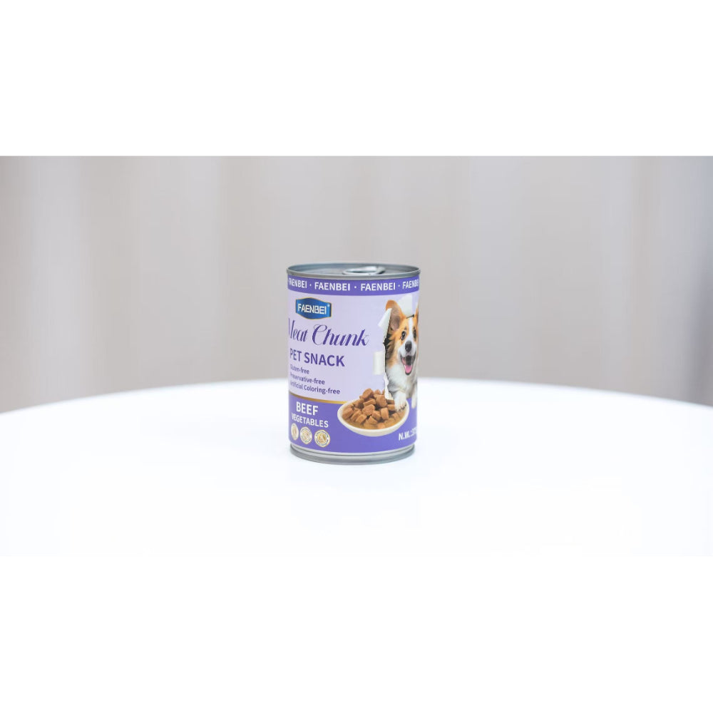Meat Chunk Pet Snack Can 375g